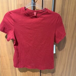 Skims Fits Everybody Red Women's Top—Size Large